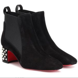 Louboutin Suede Black Bootie